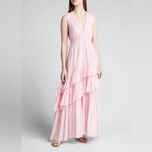 LoveShackFancy Jordie Tiered Ruffle Maxi Dress